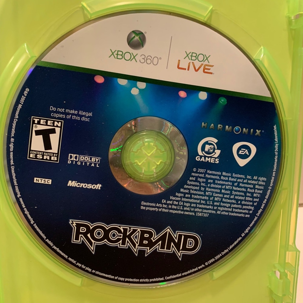 XBOX 360 ROCK BAND GAME. - Picture 5 of 7